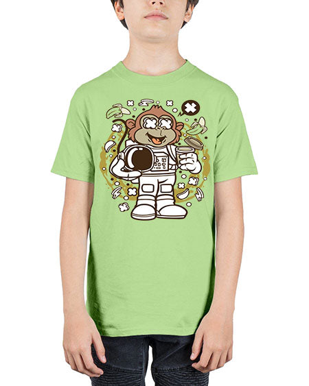 Monkey Astronaut - monkey - Youth Tee Unisex