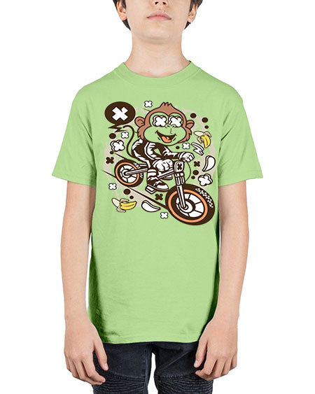 Monkey Downhill - monkey - Youth Tee Unisex