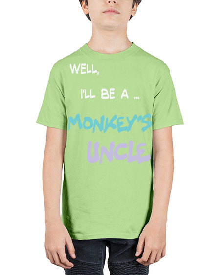Monkey Uncle 18# - monkey - Youth Tee Unisex
