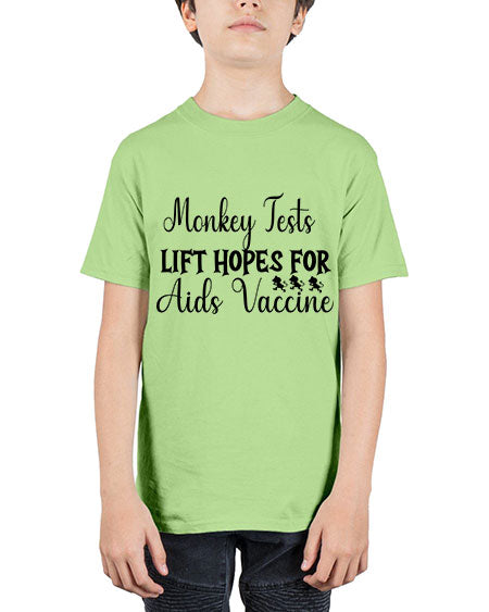 Monkey tests lift hopes for  - monkey - Youth Tee Unisex