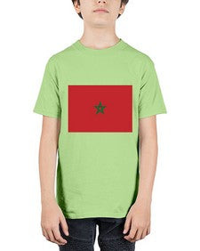 Morocco 1351# - world flags - Youth Tee Unisex
