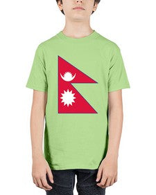 Nepal 1430# - world flags - Youth Tee Unisex