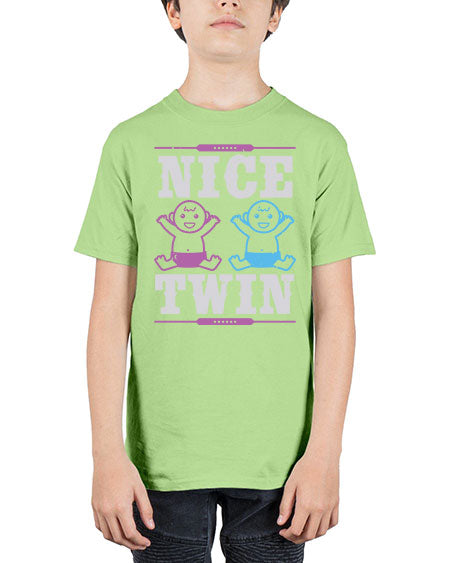 Nice Twin Style 167# - baby shower - Youth Tee Unisex
