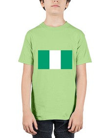 Nigeria 1493# - world flags - Youth Tee Unisex