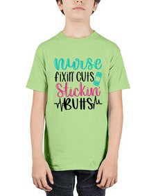 Nurse Fixin Cuts Stickin Style Style 1153# - nurse - Youth Tee Unisex
