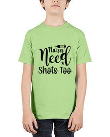 Nurses need shots too 1250# - nurse - Youth Tee Unisex