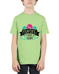 Nursing Is A Work Of Heart Style Style 1270# - nurse - Youth Tee Unisex