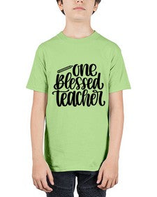 One Blessed Teacher Style 1287# - teacher - Youth Tee Unisex