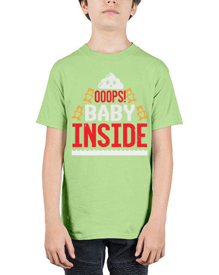 Ooops baby inside Style 179# - baby shower - Youth Tee Unisex