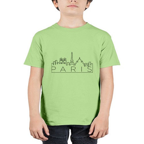 Paris Minimal Skyline 1576# - cities - Youth Tee Unisex