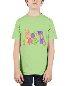 Peace Out PreK Peace Hand 638# - prek headstart - Youth Tee Unisex