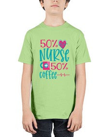 Percent Nurse Percent Coffee Style 1306# - nurse - Youth Tee Unisex