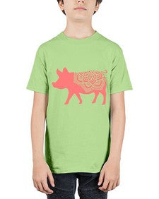 PigMandala 985# - mandala - Youth Tee Unisex
