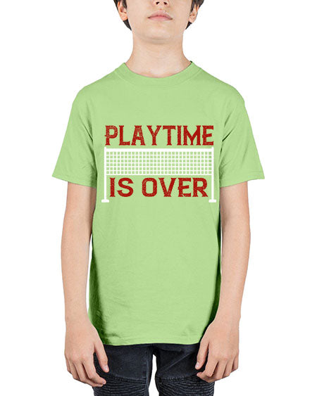 Playtime is over 1932# - badminton - Youth Tee Unisex