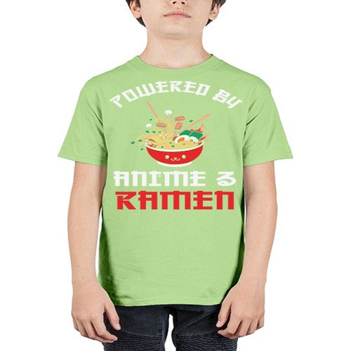 Powered by Anime amp Ramen 275# - anime - Youth Tee Unisex