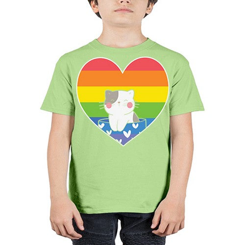 Pride Cat LGBT Kawaii Cats Anime 276# - anime - Youth Tee Unisex