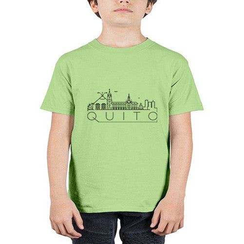 Quito Minimal Skyline 1700# - cities - Youth Tee Unisex