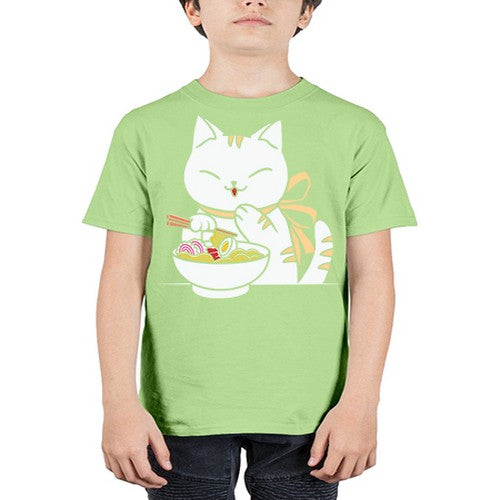 Ramen Cat Kawaii Anime Tee Japanese 280# - anime - Youth Tee Unisex