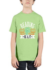 Reading is lit Style 1346# - teacher - Youth Tee Unisex