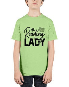 Reading lady 1347# - teacher - Youth Tee Unisex
