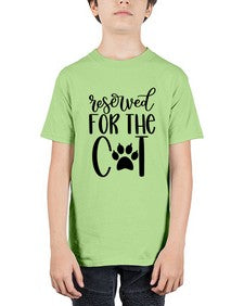 Reserved For The Cat Style 104# - cats - Youth Tee Unisex