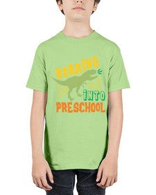 Roaring Into Preschool 756# - prek headstart - Youth Tee Unisex