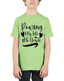Roaring My Into tenth Grade 765# - tenth grade - Youth Tee Unisex