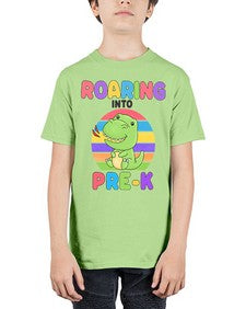 Roaring to PreK Trex 771# - prek headstart - Youth Tee Unisex