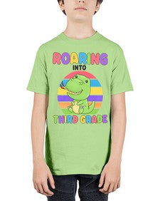 Roaring to third Grade Trex 773# - third grade - Youth Tee Unisex