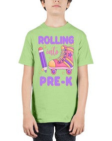 Rolling into PreK 788# - prek headstart - Youth Tee Unisex