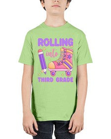 Rolling into third Grade 790# - third grade - Youth Tee Unisex