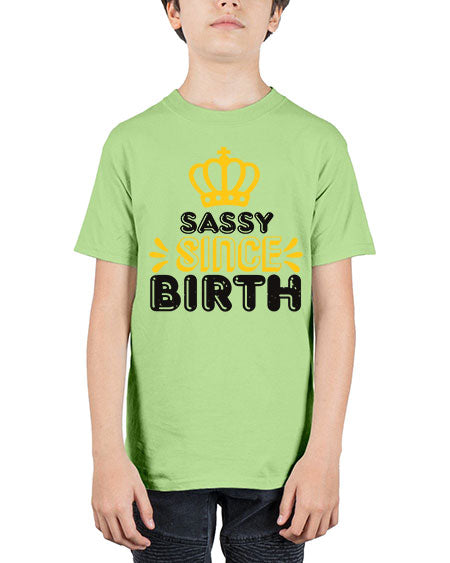 Saddy since birth Style 198# - baby shower - Youth Tee Unisex