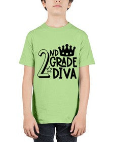 Second Grade Diva 812# - second grade - Youth Tee Unisex
