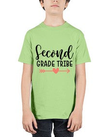 Second Grade Tribe 837# - second grade - Youth Tee Unisex