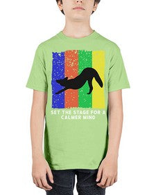 Set the Stage 515# - yoga - Youth Tee Unisex