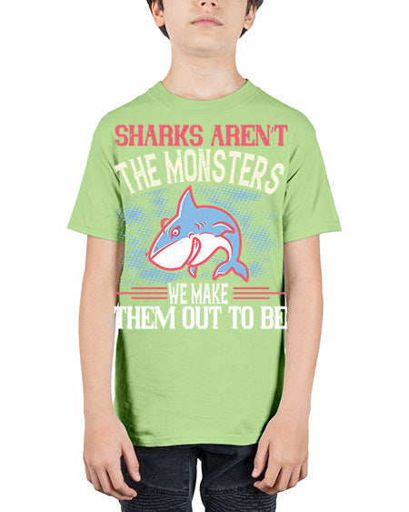 Sharks aren’t the monsters we make them out to be Style 24# - shark-fish - Youth Tee Unisex