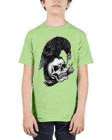 Skull Crow 1052# - graphic - Youth Tee Unisex