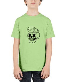 Skull Skeleton 144# - skull and bones - Youth Tee Unisex