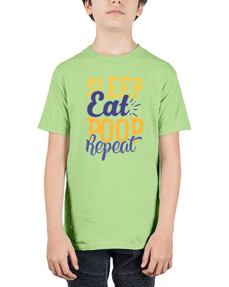 Sleep Eat Poop Repeat Style 206# - baby - Youth Tee Unisex