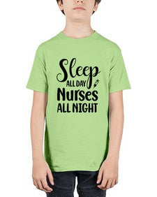Sleep all day nurses all 1400# - nurse - Youth Tee Unisex