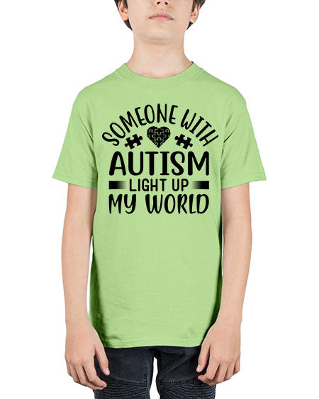 Some one with Style 50# - autism - Youth Tee Unisex