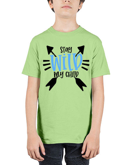 Stay Wild My Child Style 449# - baby - Youth Tee Unisex