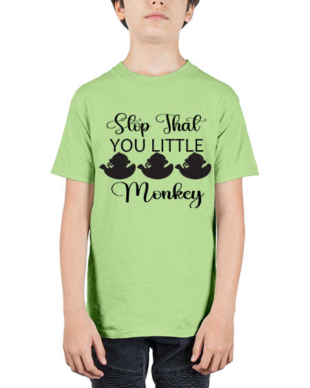 Stop that you little monkey  - monkey - Youth Tee Unisex