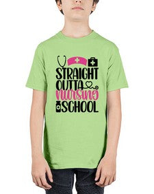 Straight Outta Nursing Style Style 1426# - nurse - Youth Tee Unisex