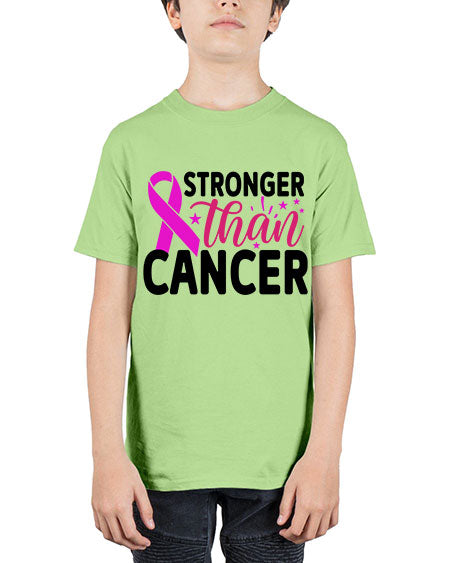 Stronger Than Cancer 6# - breast cancer - Youth Tee Unisex