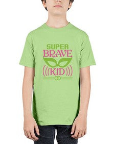 Super brave kid 239# - cartoon super hero - Youth Tee Unisex