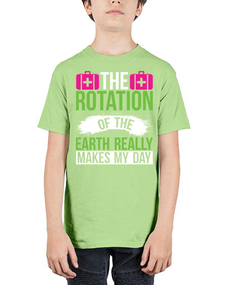 The Rotation Of The Earth Really Makes My Day 7# - nature - Youth Tee Unisex