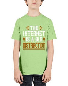 The internet is a big distraction 53# - internet - Youth Tee Unisex