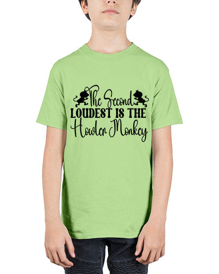 The second loudest is the  - monkey - Youth Tee Unisex