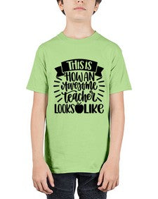 This Is How An Awesome Style 1542# - teacher - Youth Tee Unisex
